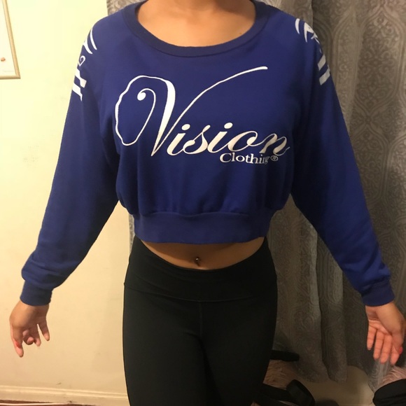 Tops - Cropped Long Sleeve Top